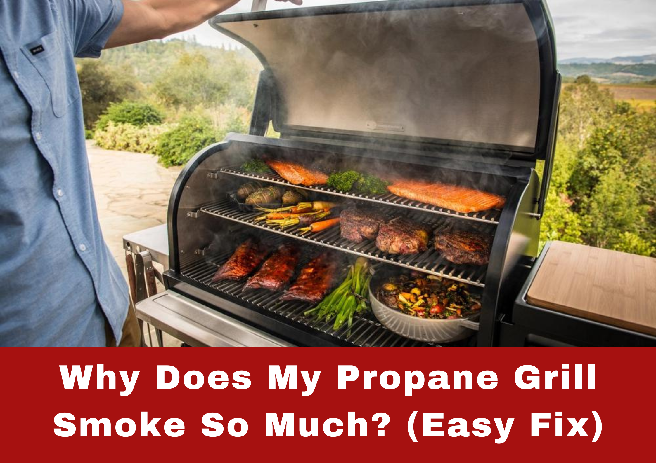 Read more about the article Why Does My Propane Grill Smoke So Much? (Easy Fix)