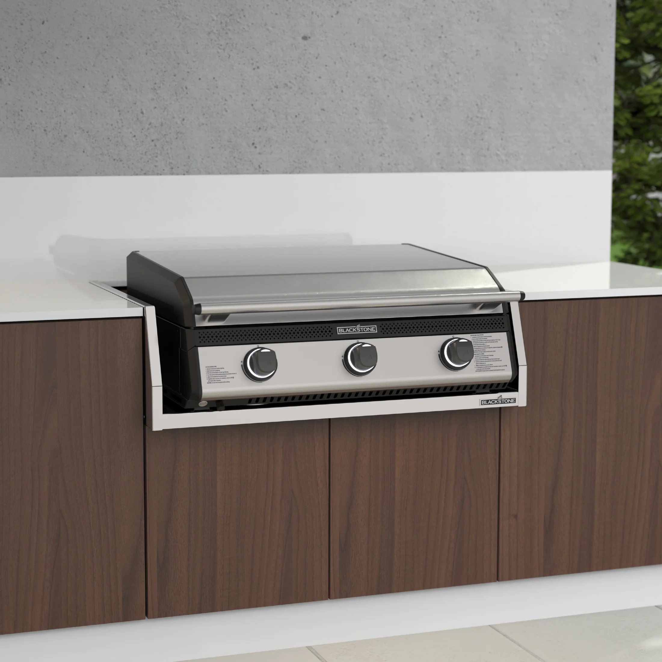 28" Premium Built in Griddle W/Hood & Insulation Jacket